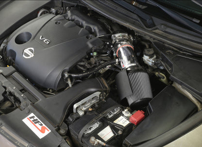 HPS Performance Air Intake Kit with Heat Shield, Polished, 827-533P