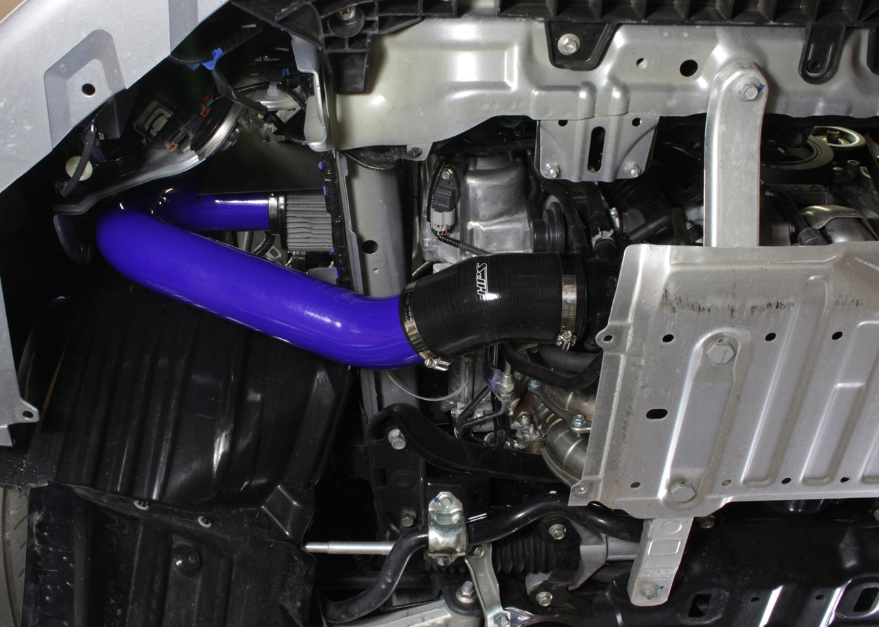 HPS Performance Air Intake Kit with Heat Shield, Blue, 827-545BL