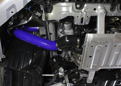HPS Performance Air Intake Kit with Heat Shield, Blue, 827-545BL