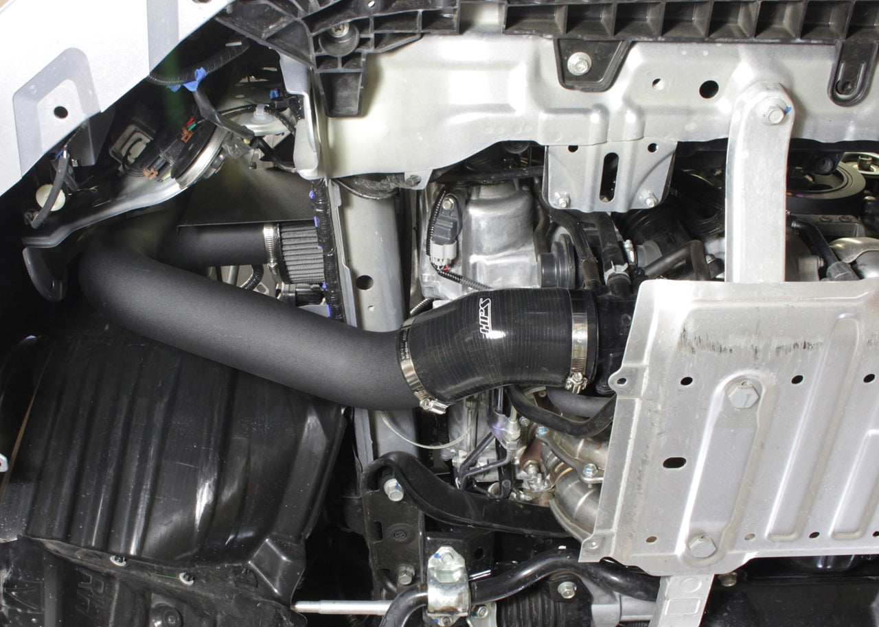 HPS Performance Air Intake Kit with Heat Shield, Black, 827-545WB