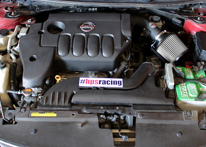 HPS Performance Air Intake Kit with Heat Shield, Black, 827-546WB