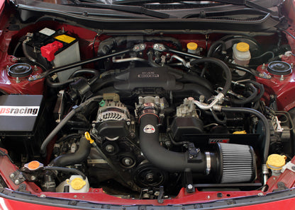 HPS Performance Air Intake Kit with Heat Shield, Black, 827-548WB