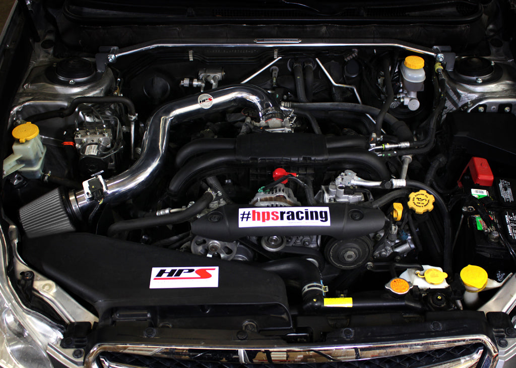HPS Performance Air Intake Kit with Heat Shield, Blue, 827-557BL