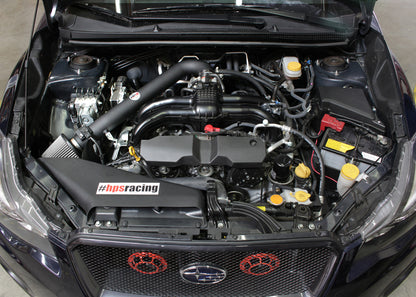 HPS Performance Air Intake Kit with Heat Shield, Black, 827-563WB