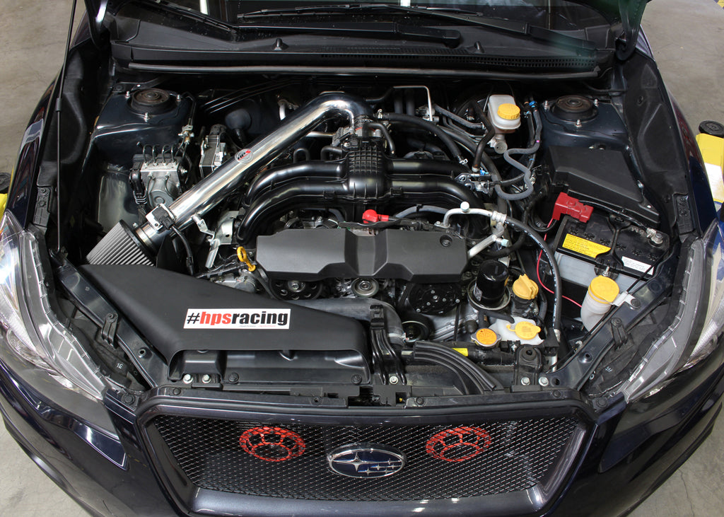 HPS Performance Air Intake Kit with Heat Shield, Blue, 827-563BL