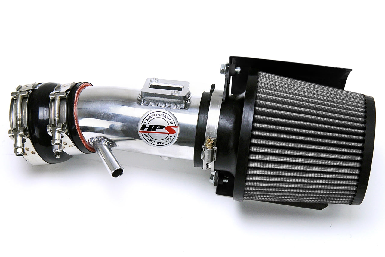HPS Performance Air Intake Kit with Heat Shield Polished 827-572P