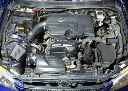 HPS Performance Air Intake Kit with Heat Shield, Black, 827-590WB