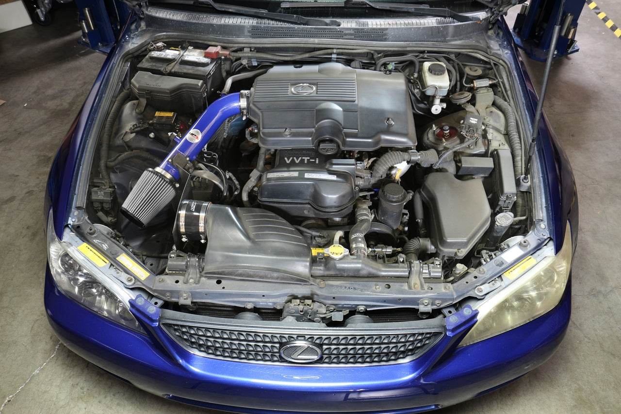 HPS Performance Air Intake Kit with Heat Shield, Polished, 827-590P