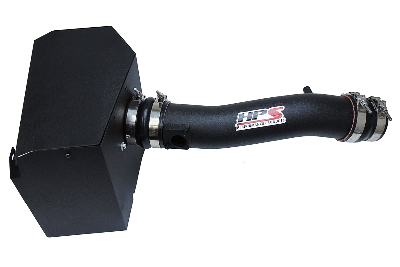 HPS Performance Air Intake Kit with Heat Shield, Black, 827-595WB