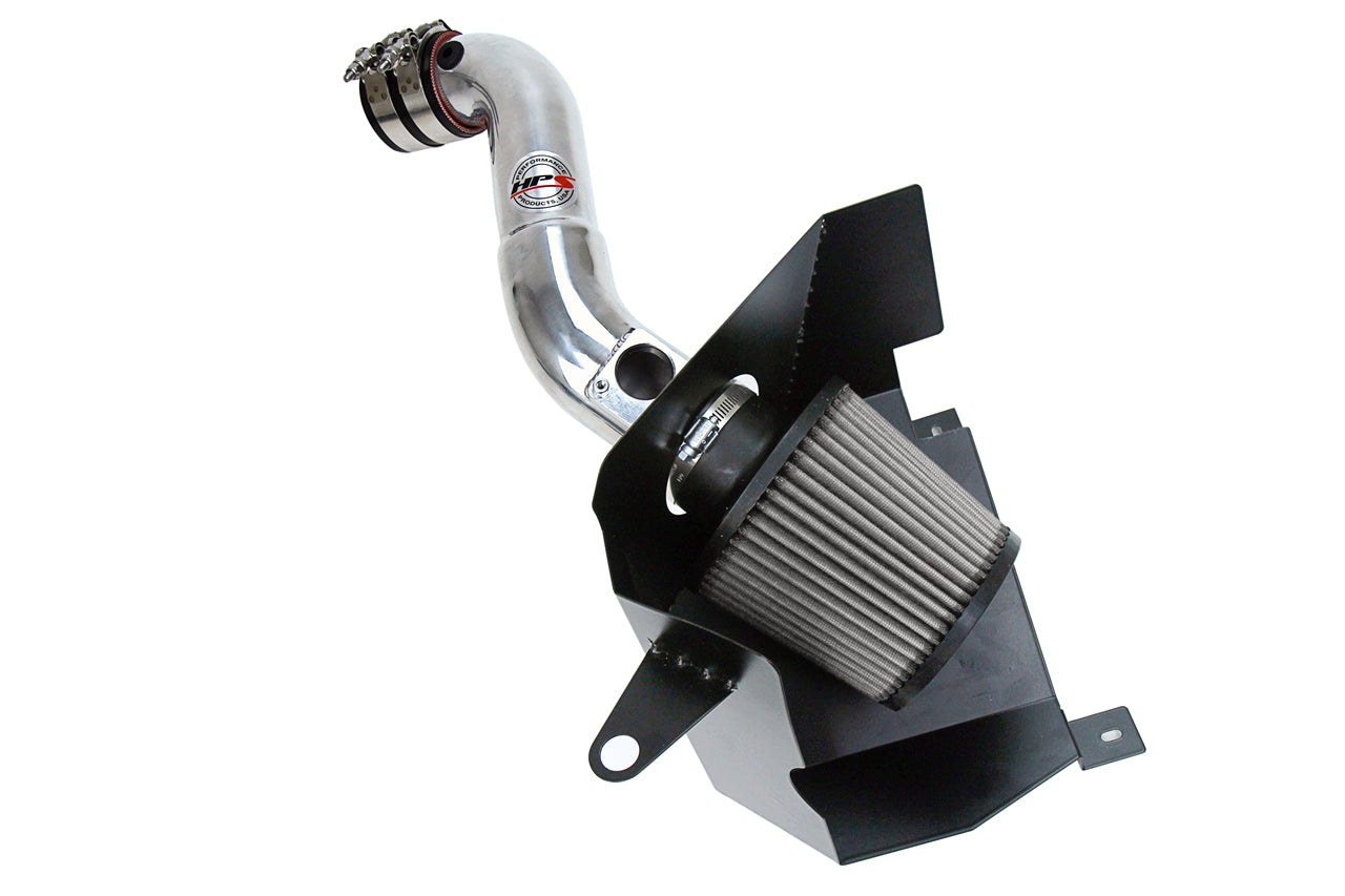 HPS Performance Air Intake Kit with Heat Shield Polished 827-599P
