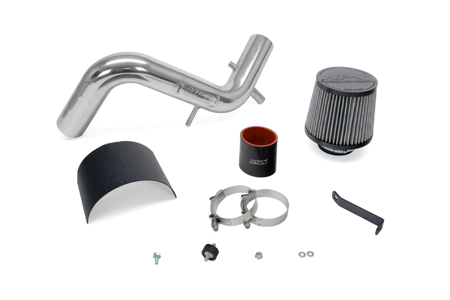 HPS Performance Air Intake Kit, Polished, 827-605P