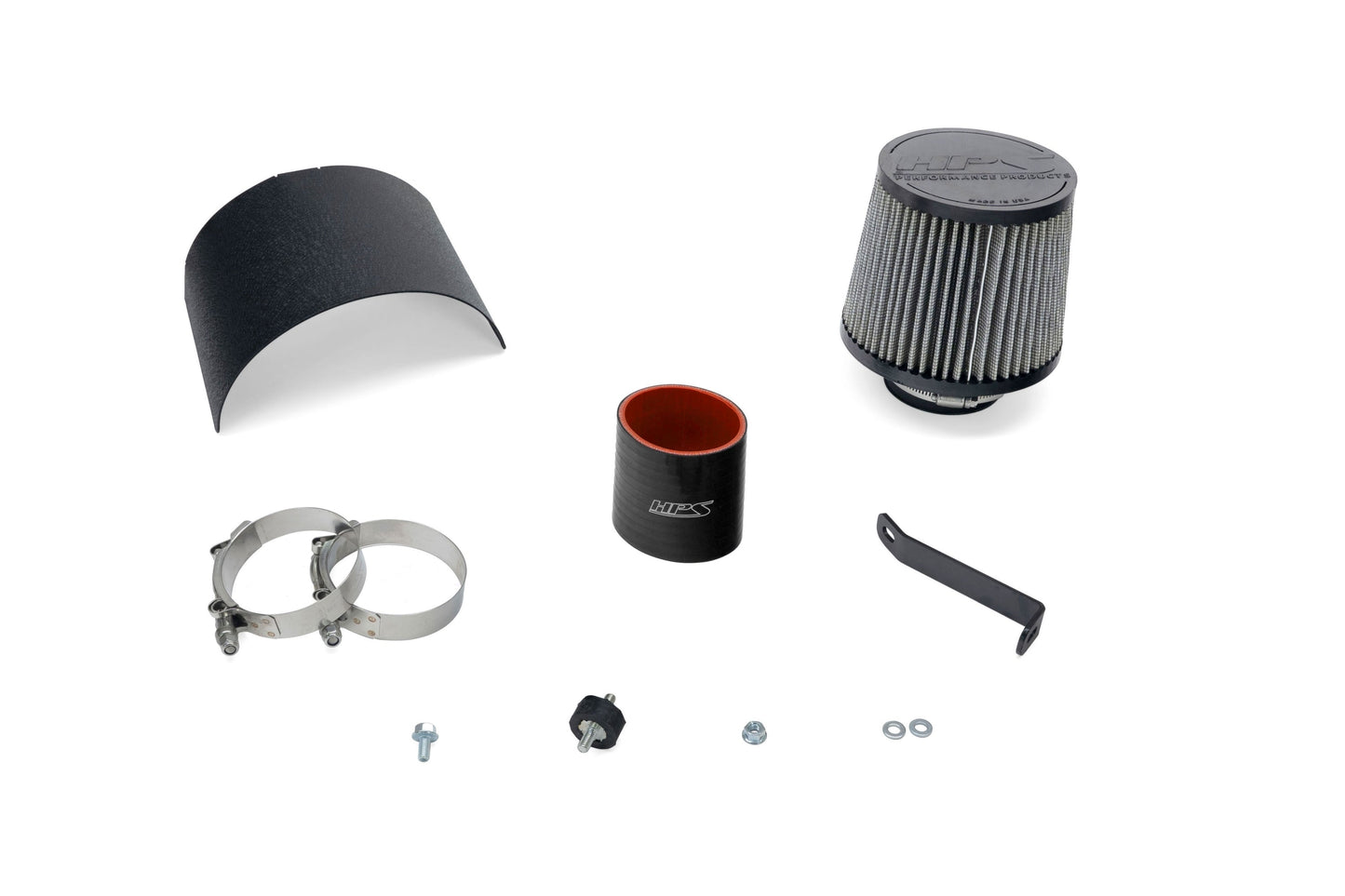 HPS Performance Air Intake Kit, Black, 827-605WB