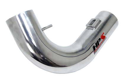 HPS Performance Air Intake Kit with Heat Shield, Polished, 827-607P