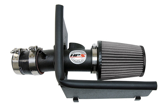 HPS Performance Air Intake Kit with Heat Shield Black 827-613WB