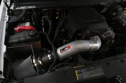 HPS Performance Air Intake Kit with Heat Shield, Blue, 827-622BL