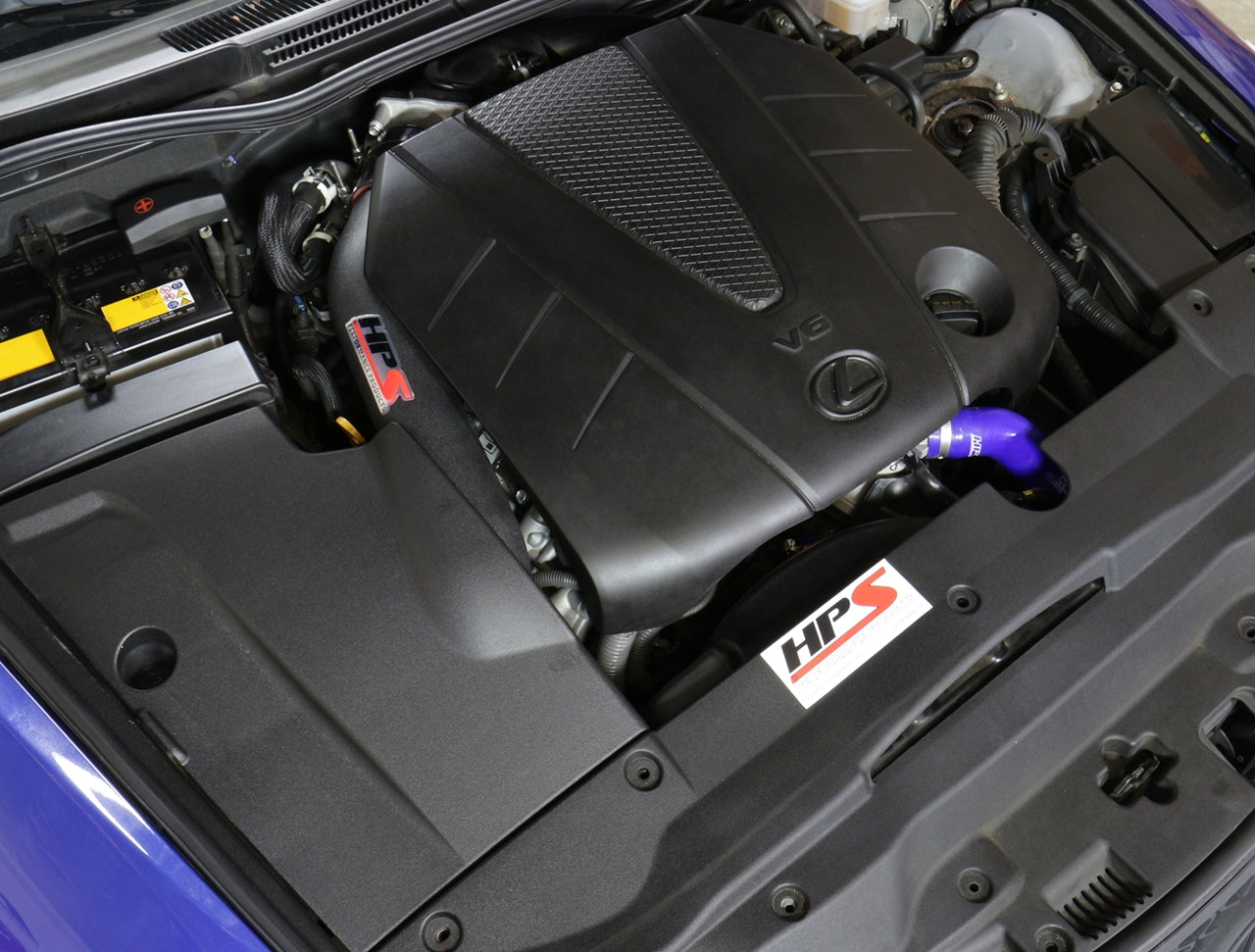 HPS Performance Air Intake Kit with Heat Shield, Black, 827-623WB