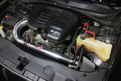 HPS Performance Air Intake Kit with Heat Shield, Blue, 827-624BL
