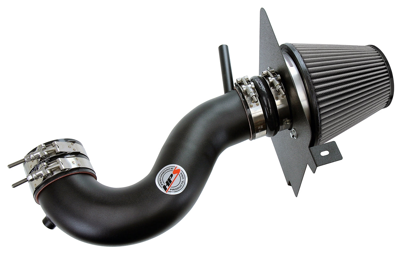 HPS Performance Air Intake Kit with Heat Shield Black 827-627WB