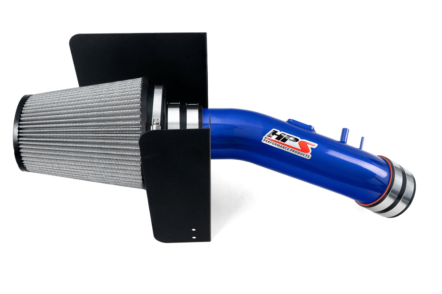 HPS Performance Air Intake Kit with Heat Shield Blue 827-629BL