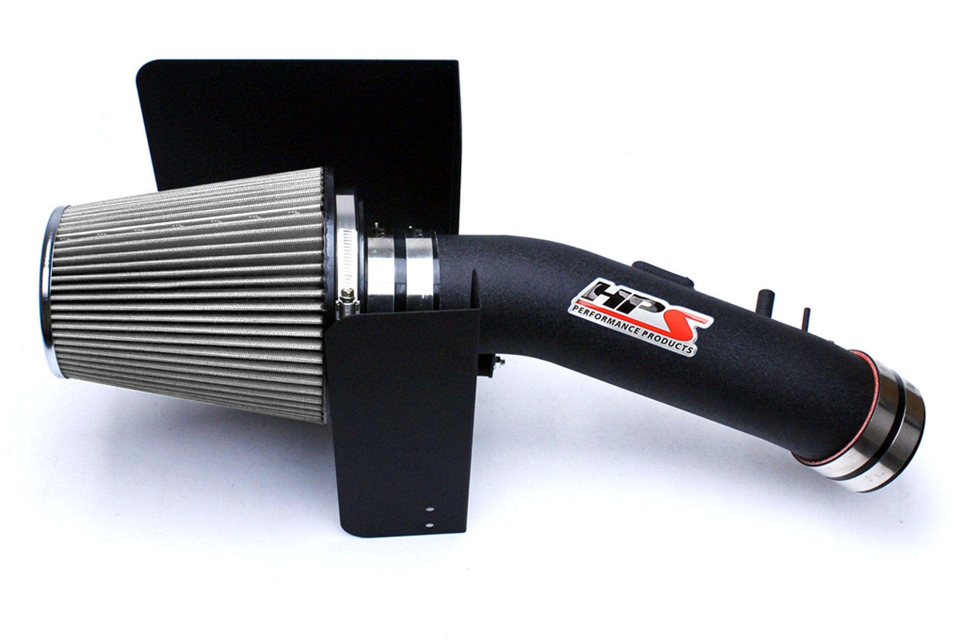 HPS Performance Air Intake Kit with Heat Shield Black 827-629WB
