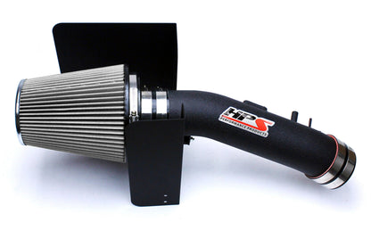 HPS Performance Air Intake Kit with Heat Shield Black 827-629WB