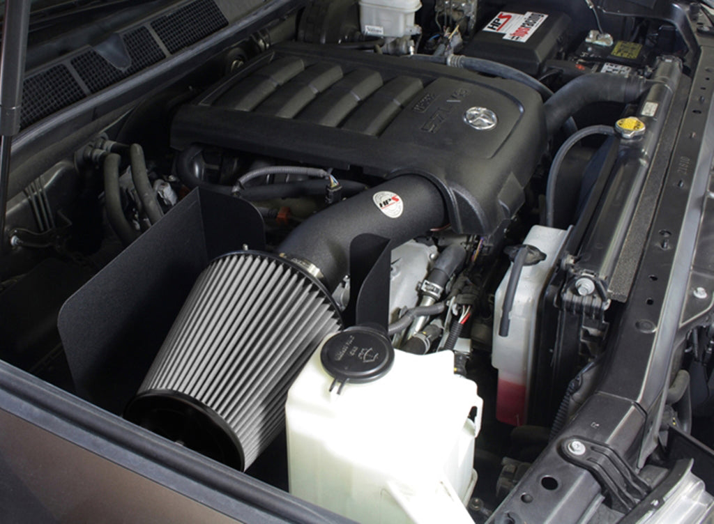 HPS Performance Air Intake Kit with Heat Shield, Black, 827-629WB