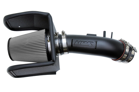 HPS Performance Air Intake Kit with Heat Shield Black 827-635WB