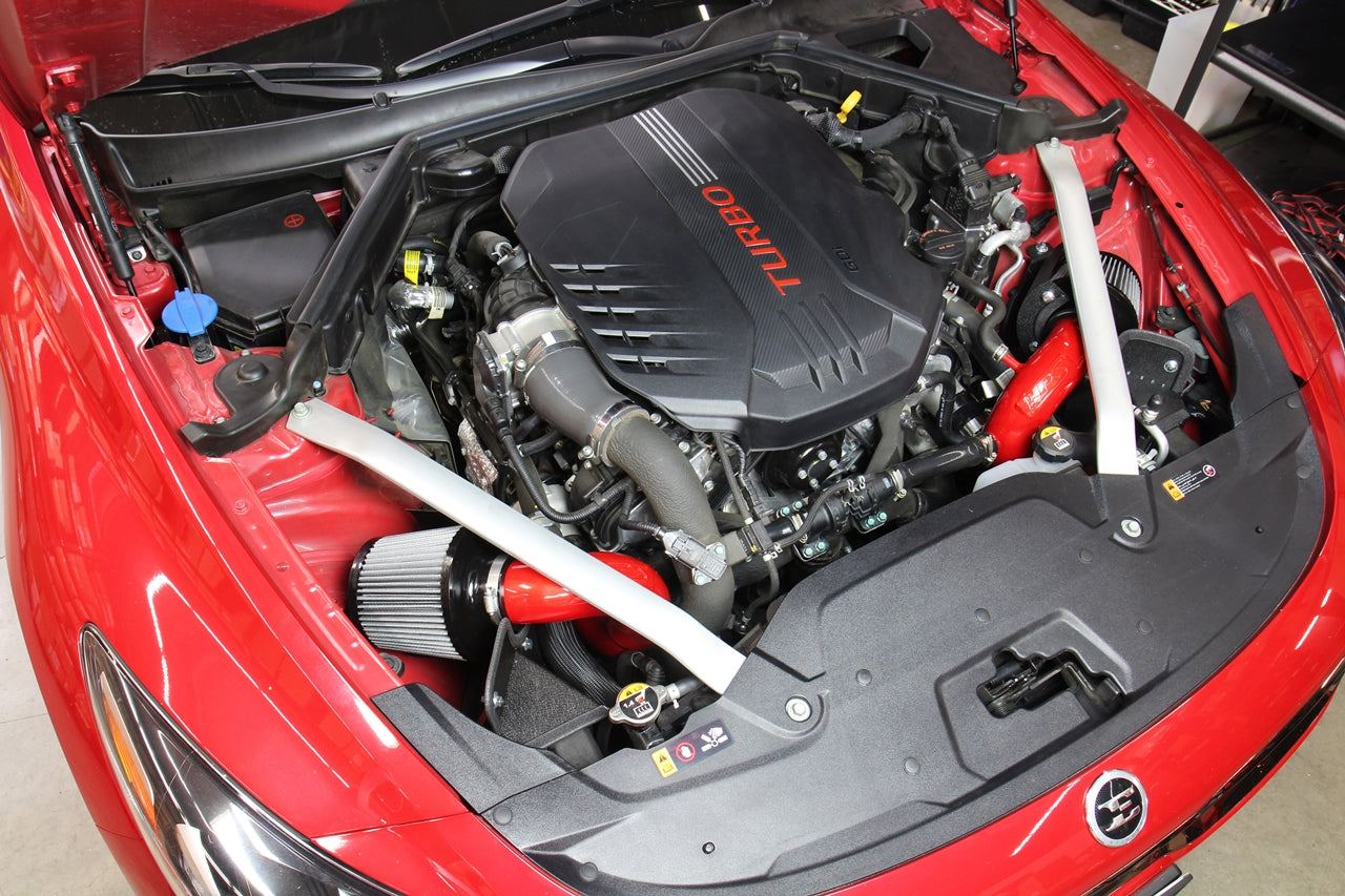 HPS Performance Air Intake Kit with Heat Shield, Polished, 827-672P