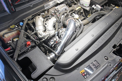 HPS Performance Air Intake Kit with Heat Shield, Blue, 827-674BL