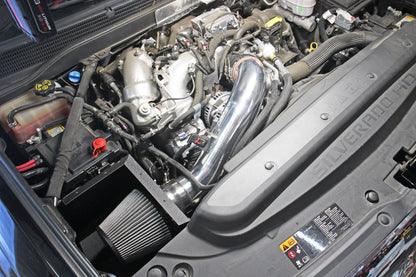 HPS Performance Air Intake Kit with Heat Shield, Blue, 827-674BL