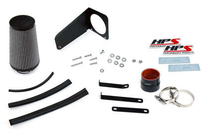 HPS Performance Air Intake Kit with Heat Shield, Blue, 827-678BL