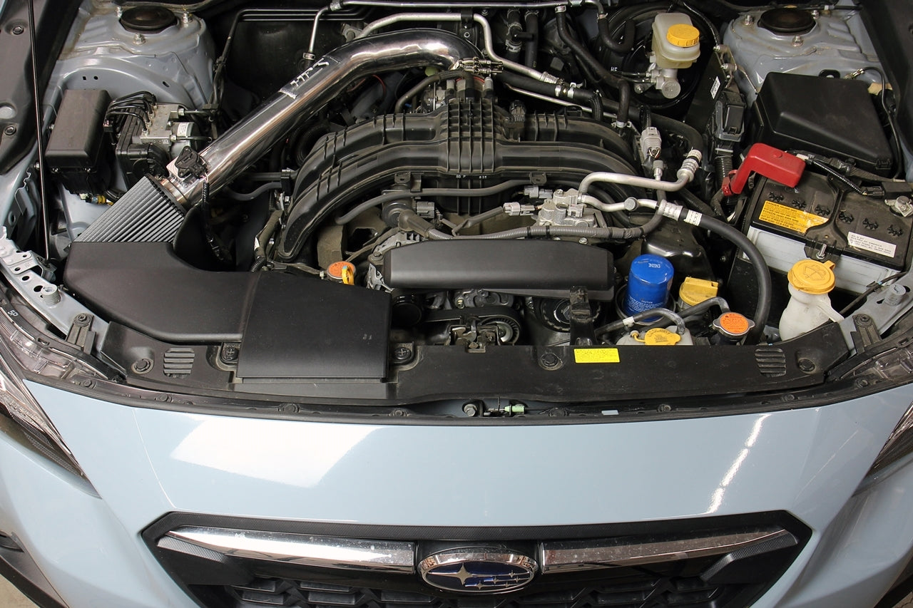 HPS Performance Air Intake Kit with Heat Shield, Blue, 827-684BL