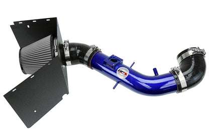 HPS Performance Air Intake Kit with Heat Shield Blue 827-690BL