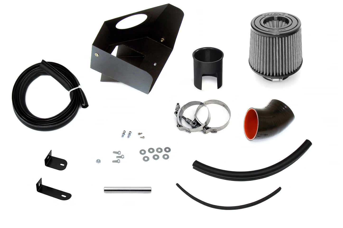 HPS Performance Air Intake Kit with Heat Shield, Blue, 827-692BL