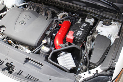 HPS Performance Air Intake Kit with Heat Shield, Blue, 827-692BL