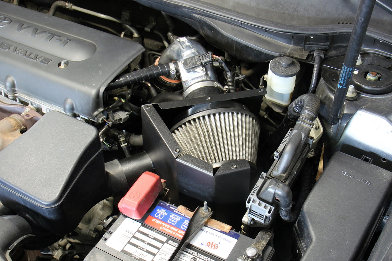 HPS Performance Air Intake Kit with Heat Shield, Red, 827-693R