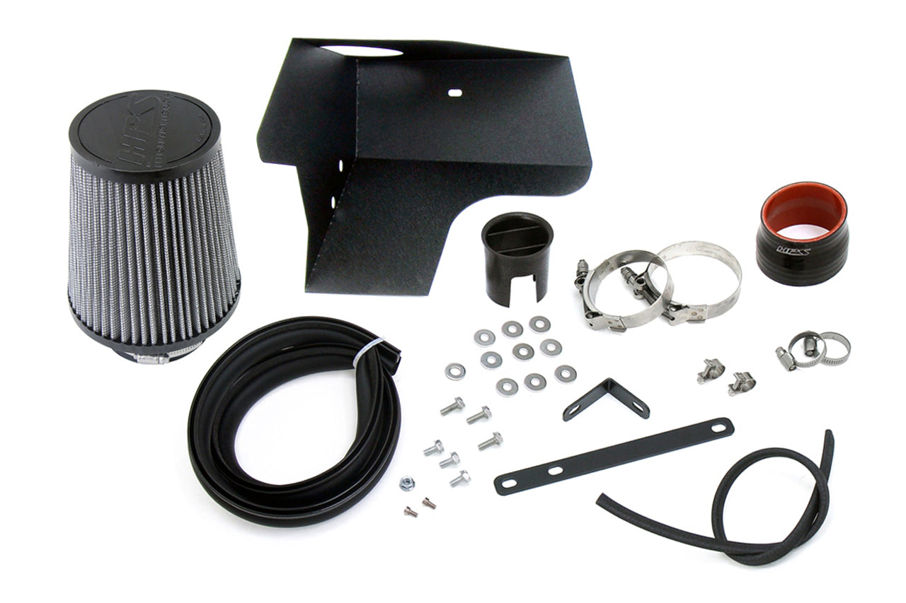 HPS Performance Air Intake Kit with Heat Shield, Polished, 827-694P
