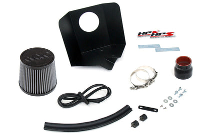 HPS Performance Air Intake Kit with Heat Shield, Polished, 827-696P