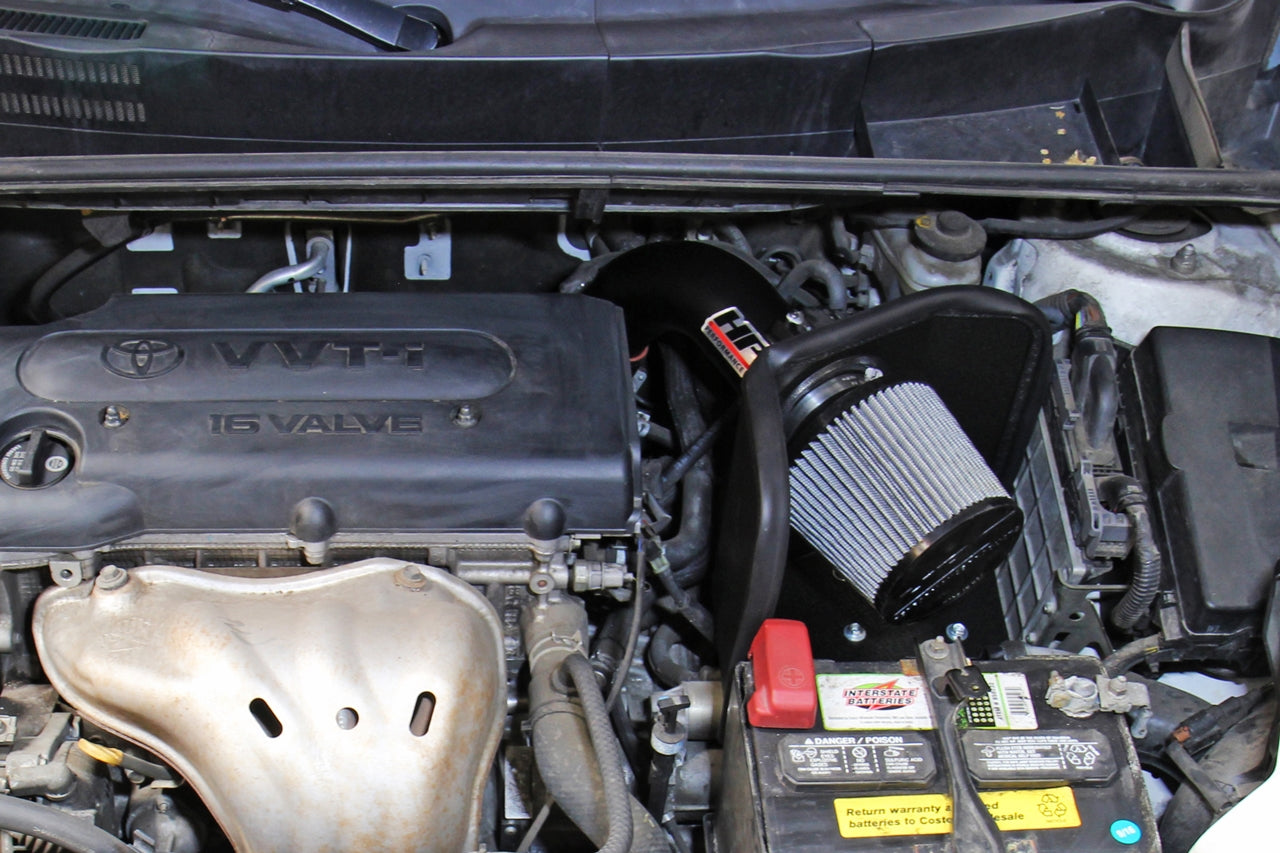 HPS Performance Air Intake Kit with Heat Shield, Red, 827-696R