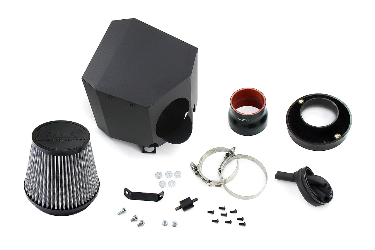 HPS Performance Air Intake Kit with Heat Shield, Blue, 827-699BL