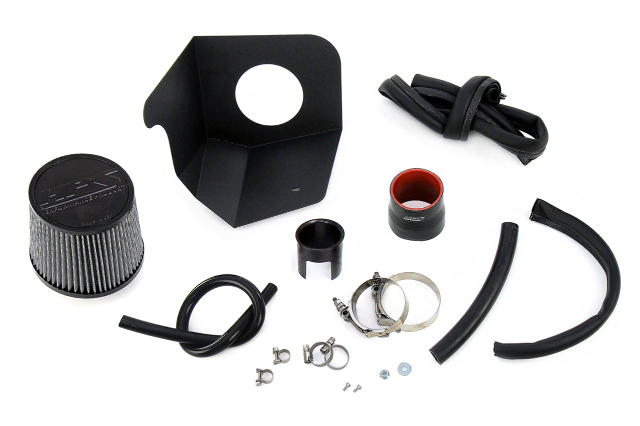 HPS Performance Air Intake Kit with Heat Shield, Polished, 827-700P