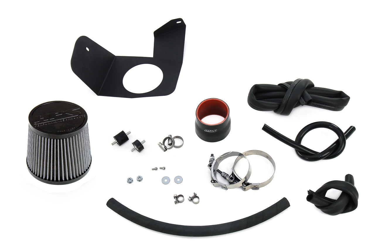 HPS Performance Air Intake Kit with Heat Shield, Polished, 827-701P