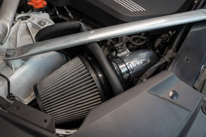 HPS Performance Air Intake Kit with Heat Shield, Blue, 827-702BL