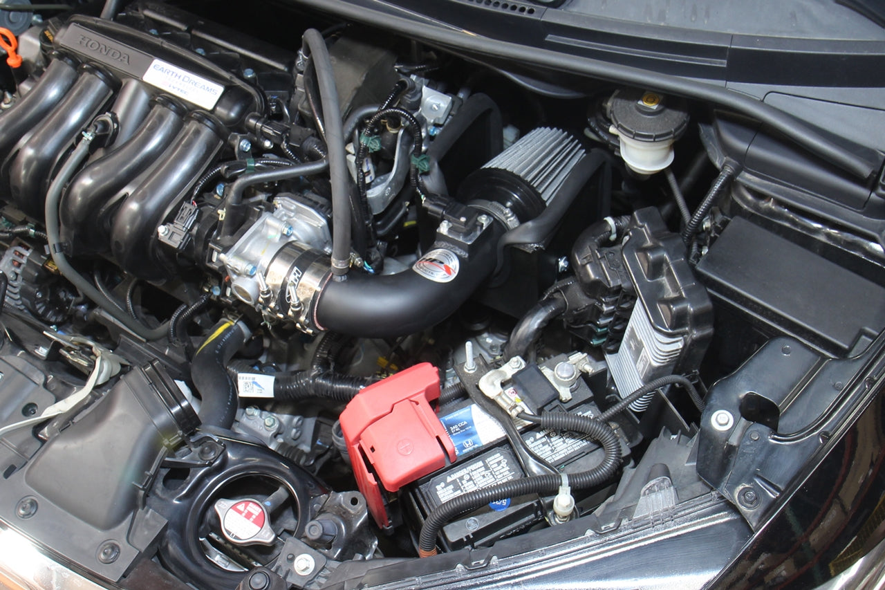 HPS Performance Air Intake Kit with Heat Shield, Blue, 827-704BL