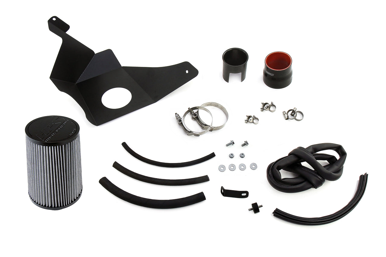 HPS Performance Air Intake Kit with Heat Shield, Blue, 827-705BL
