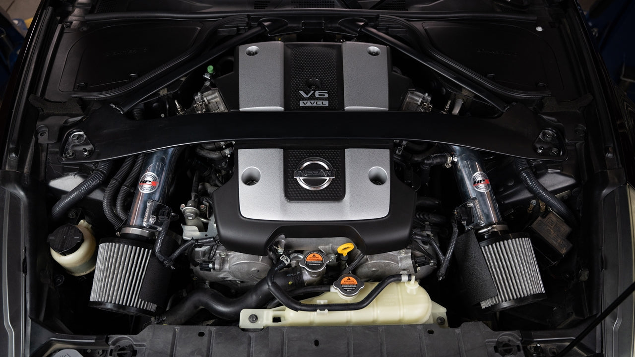HPS Performance Air Intake Kit with Heat Shield, Polished, 827-706P