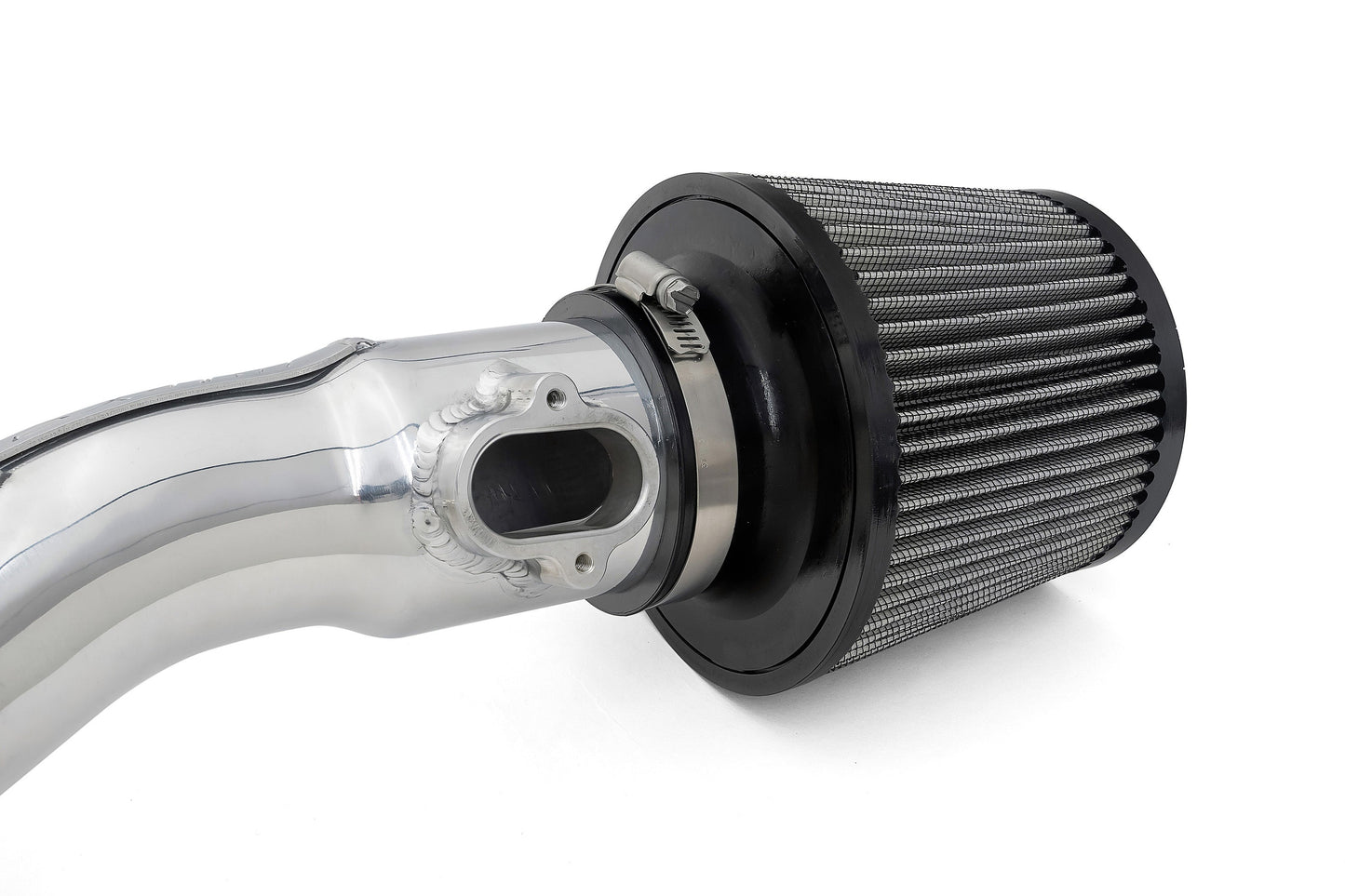 HPS Performance Air Intake Kit with Heat Shield, Polished, 827-709P