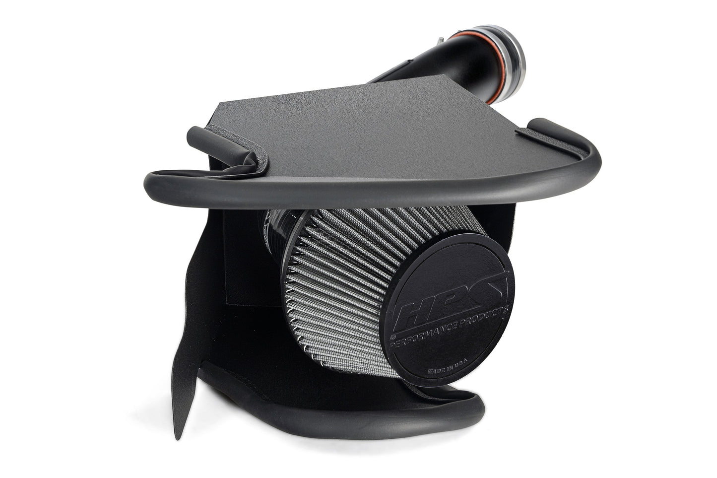 HPS Performance Air Intake Kit with Heat Shield, Black, 827-712WB