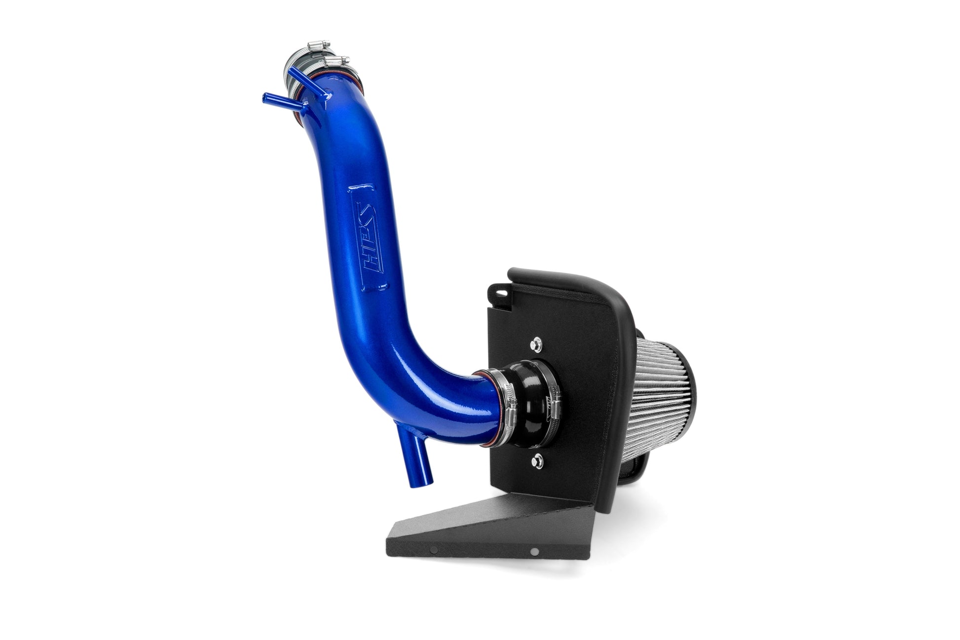 HPS Performance Air Intake Kit with Heat Shield Blue 827-713BL