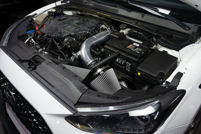 HPS Performance Air Intake Kit with Heat Shield, Black, 827-713WB